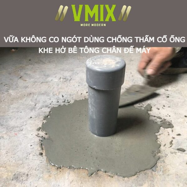 vữa chống thấm cổ ống
